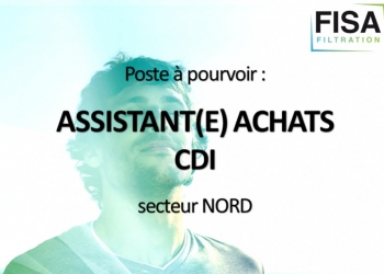 Nous recherchons un(e) assistant(e) Achats (CDI) NORD 