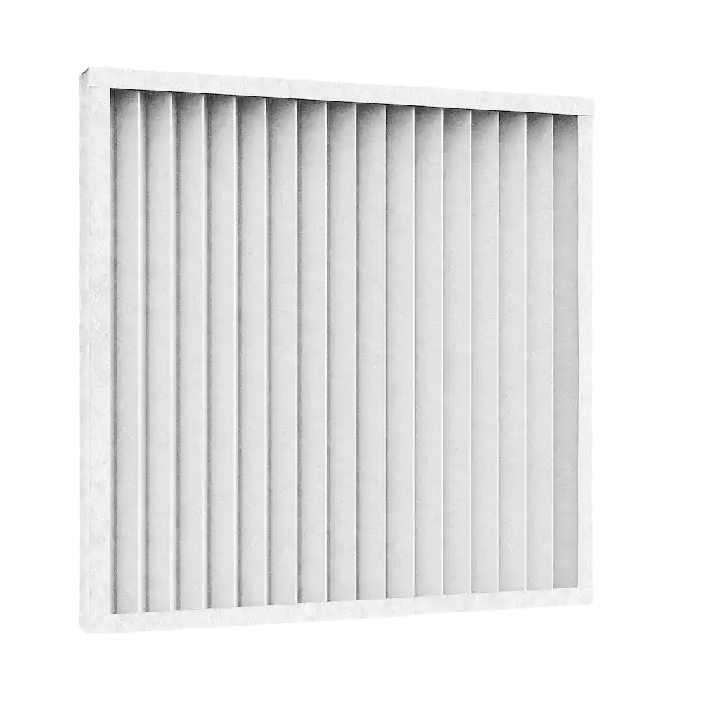 Filtre media plissé avec cadre polyester