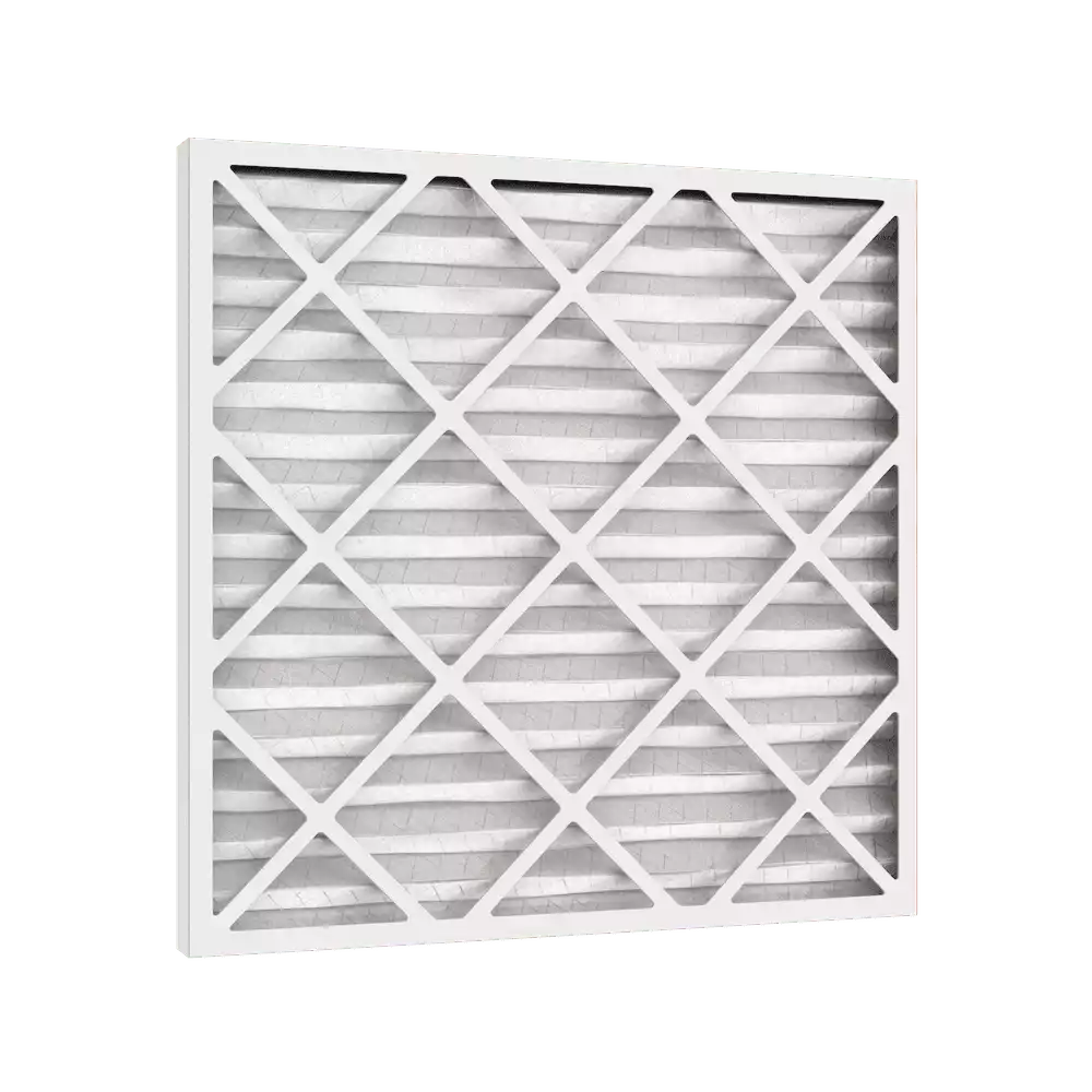 filtre cadre carton avec media plissé