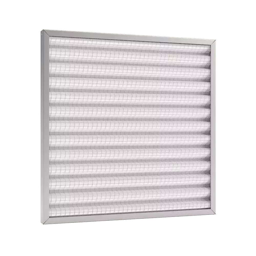 filtre plissé avec cadre en galva