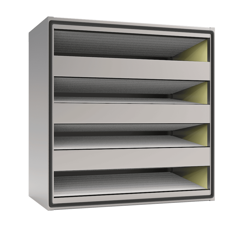 Filtre multidièdre cadre galva