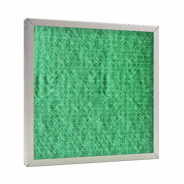 Filtre plan fibre de verre cadre galva
