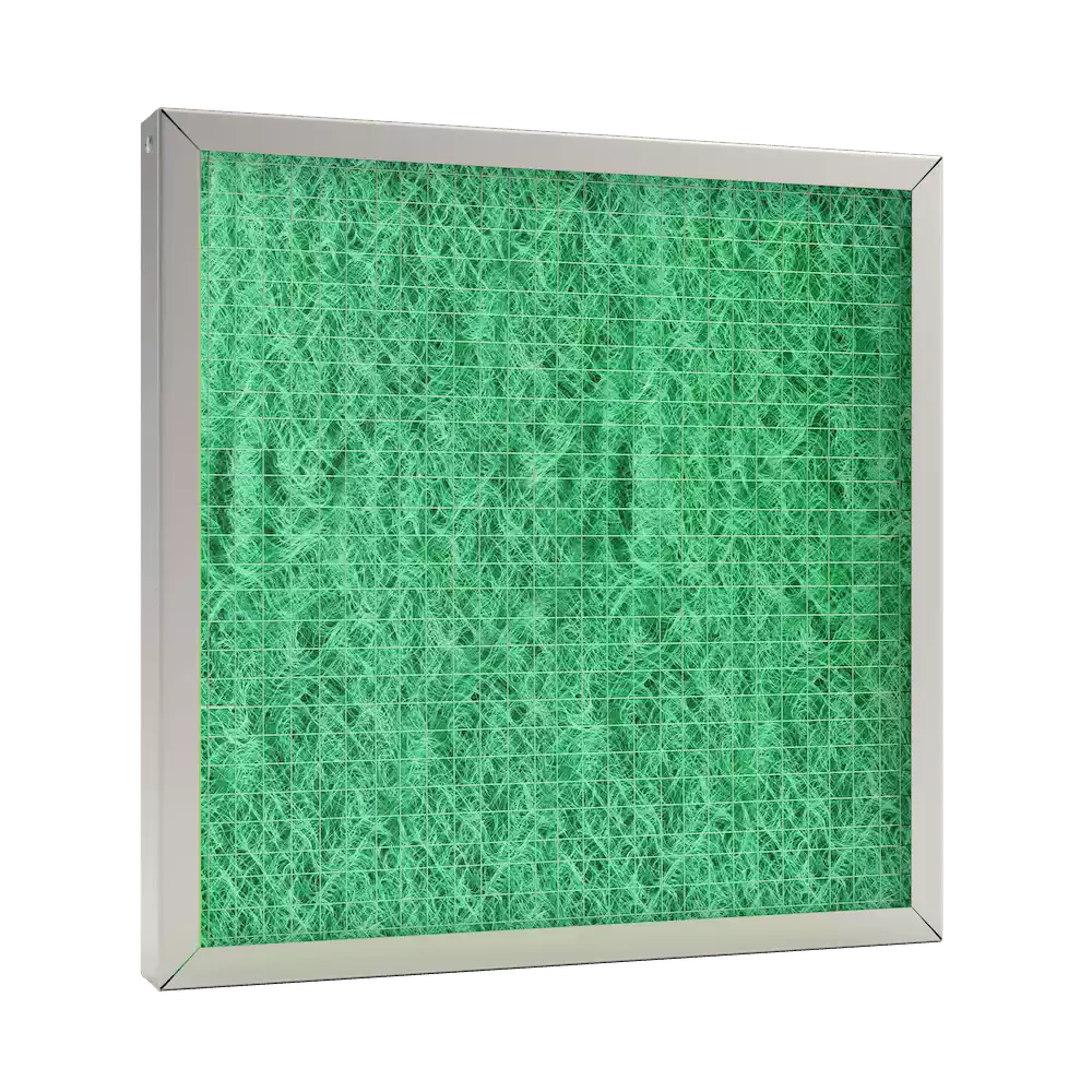 filtre fibre de verre avec cadre galva