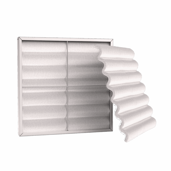Filtre média plissé cadre galva rechargeable monobloc – Image 2