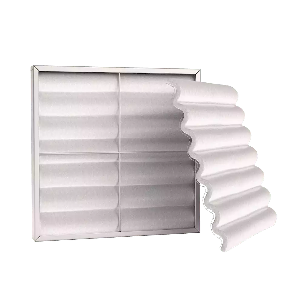 Filtre média plissé cadre galva rechargeable monobloc – Image 2