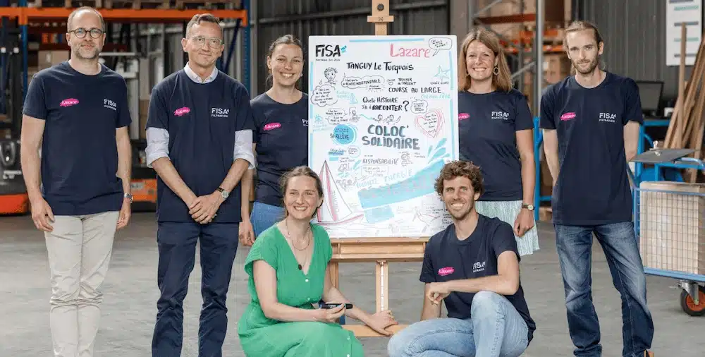 Tanguy avec les membres du comité de direction